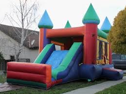 combo bounce house with slide rental in monterey 