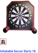 Inflatable soccer darts game 