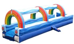  25' Blue Marble Inflatable Slip n Slide
