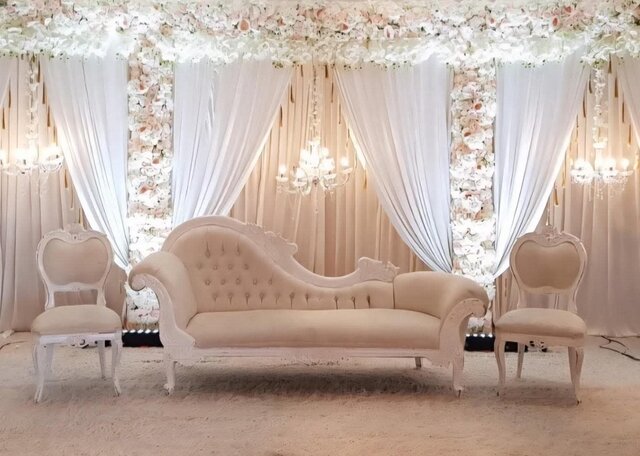 12ft flower backdrop