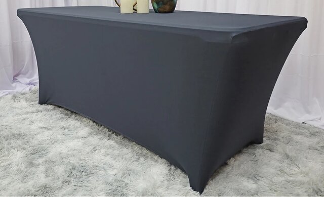 90x156 Gray Spandex