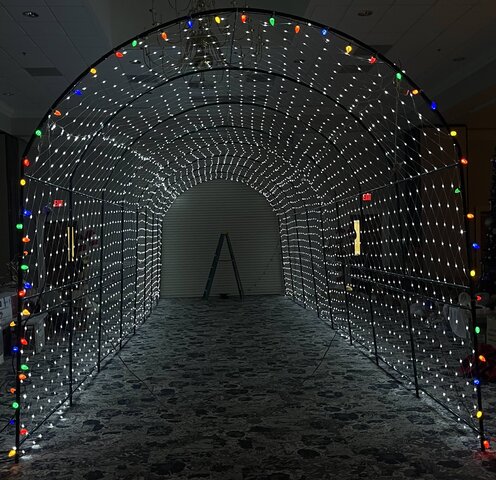 Christmas Light Tunnel2