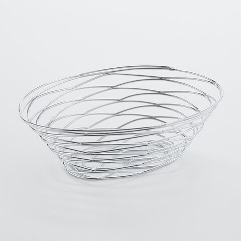 Oval Metal Bread Baskets