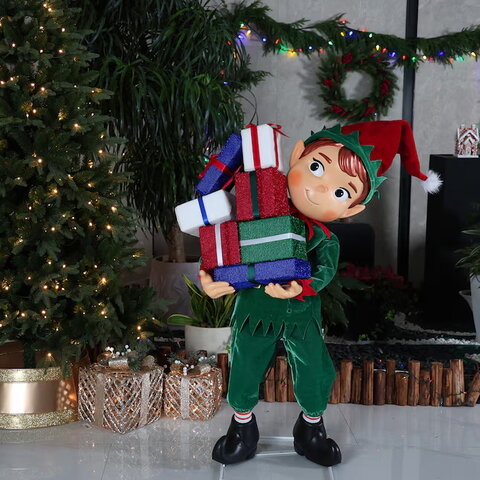 Santa's Elfs with presents