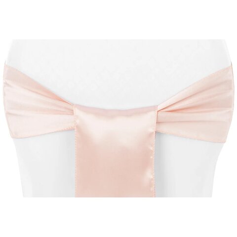 Blush Satin Sash