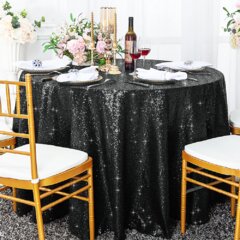 120 Black Sequins