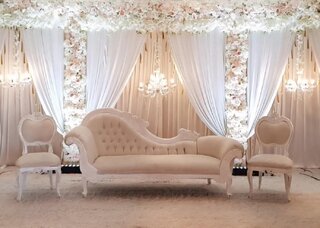 12ft flower backdrop