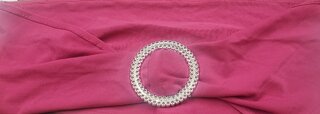 Fushcia Band with Brooch