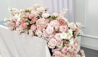 Blush Pink Artificial Runner 200cmx35
