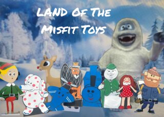 Land Of The Misfit Toys Props