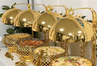 Gold Stainless Steel Chafer Hanging