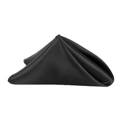 Black Satin Napkin