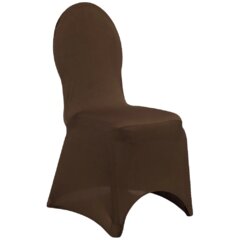 Brown Spandex Chair Covers