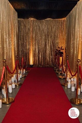 Entrance Way Gold Sequins