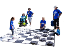 Giant Checkers Yard Game