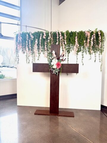 Wooden Cross (5-ft tall)