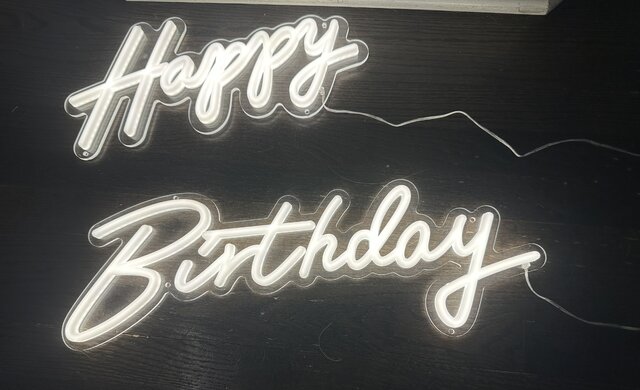 Happy Birthday Neon Sign 20