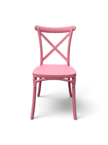 Pink Crossback Kids' Chair and Table Package 12 chairs, 2 tables