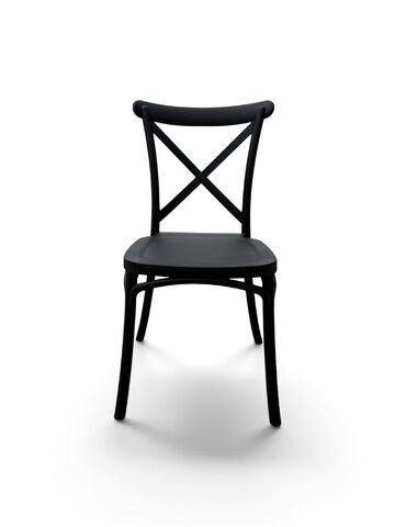 Black Crossback Kids' Chair and Table Package 12 chairs, 2 tables
