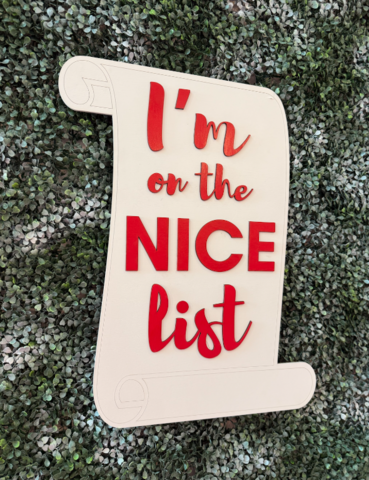 Holiday Nice List Prop