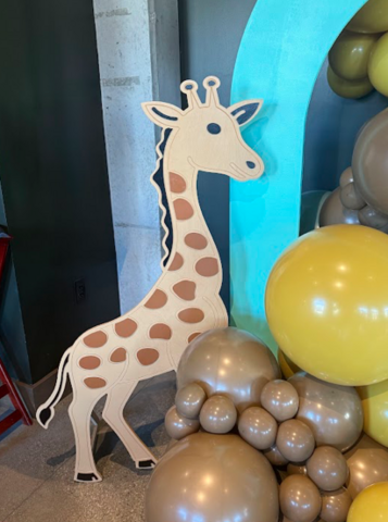 Wooden Giraffe Prop