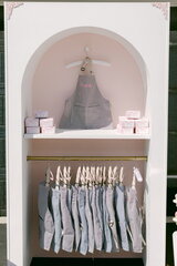 Arched Hanging Favor Wall and Vanity (back side)