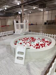 10-ft Round Ball Pit (5000 balls!) and Slide