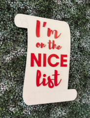 Holiday Nice List Prop