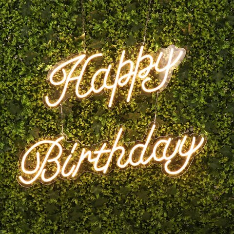 'Happy Birthday' - Neon Sign 
