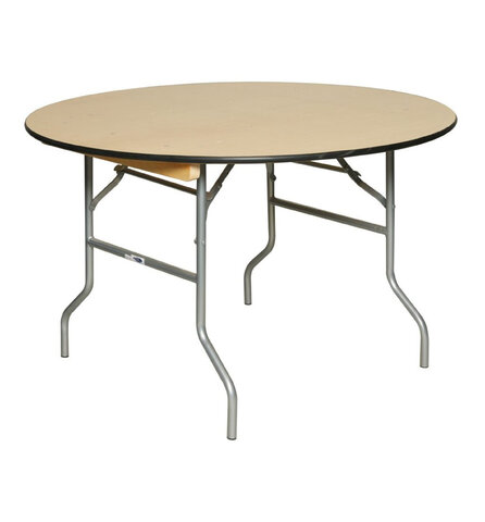 4' Wood Round Table - 48
