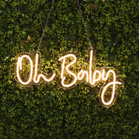 'Oh Baby' - Neon Sign