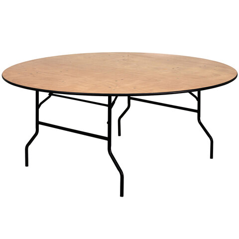 5' Wood Round Table - 60