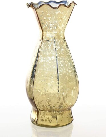 Gold Mercury Glass Vase