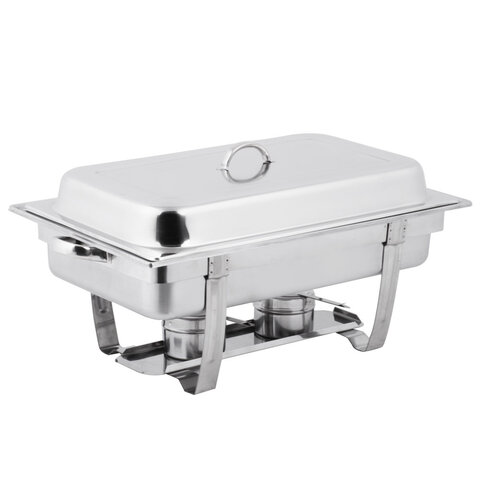 8 Qt. Chrome Accent Chafer Dish