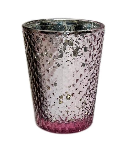 Blush Pink Mercury Vase 