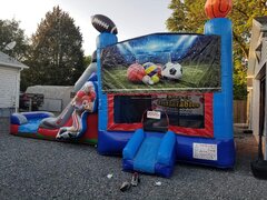 Combo Slide and Bounce "Sports" 27' x 15' 