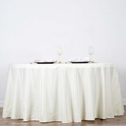 Round Polyester Tablecloth 120"diam. (60" table)