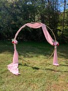 Ring arch and draping decor Simple
