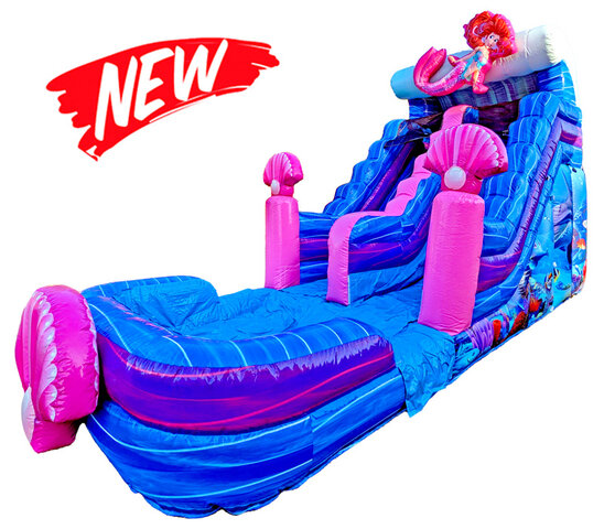 15ft Mermaid 3D Waterslide (S53)