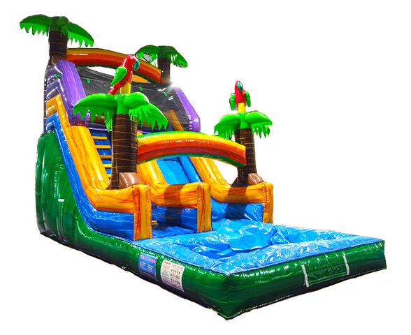 20ft Parrot Jungle Waterslide (S42)