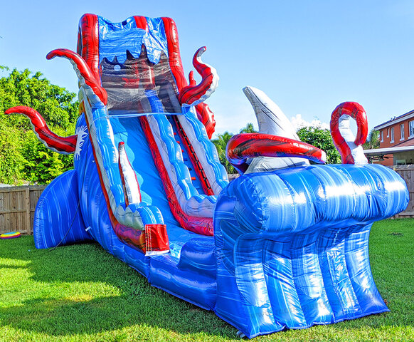 25ft Ocean Monster Waterslide (S48)