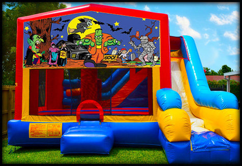 7in1 Halloween Bounce house