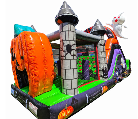 23ft Halloween Obstacle & Slide