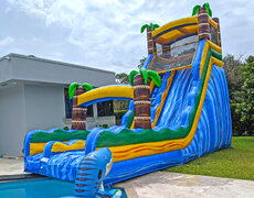 22ft Tropical Paradise Slide for Pools (S43)