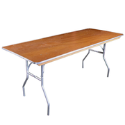 6ft Rectangular Tables (Wood)