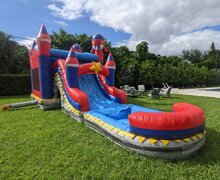 Rocket Bounce House & Water Slide (C21)