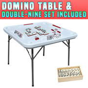 Dominoes Table & Double-9 Set