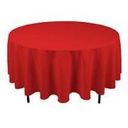 Round Tablecloth - Red - P