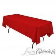 Rectangular Tablecloth - Red - P
