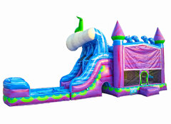 Mermaid Bounce House & Waterslide (C15)